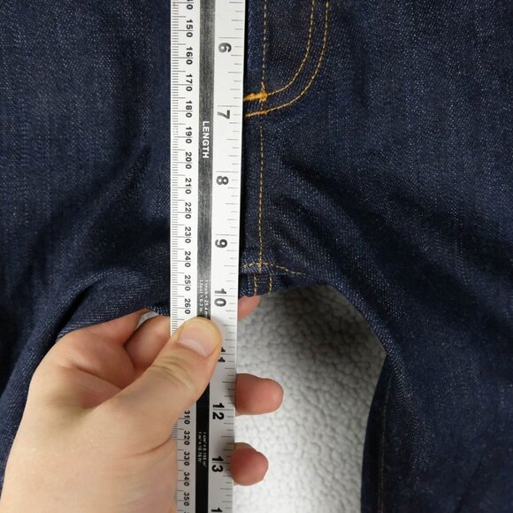 APC Jeans Mens 28X30 Blue Dark Wash Straight Leg New Cure F Heavyweight Denim - Picture 7 of 10